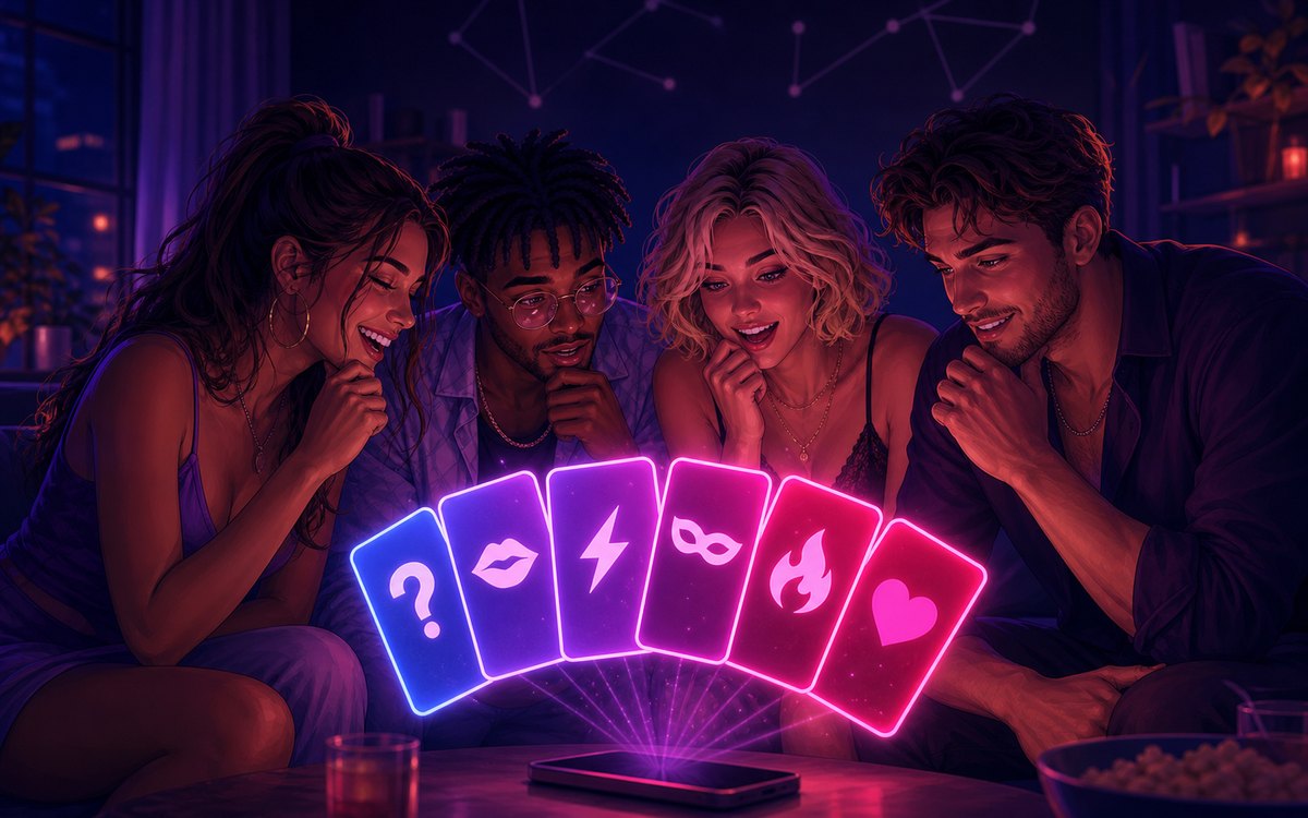 Truth or Dare cards from light to most intense